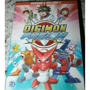 DIGIMON FUSION: Season 1, Volume 1 DVD Cartoon Children VGUC